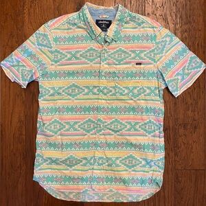 Chubbies Button Up tribal bright size L